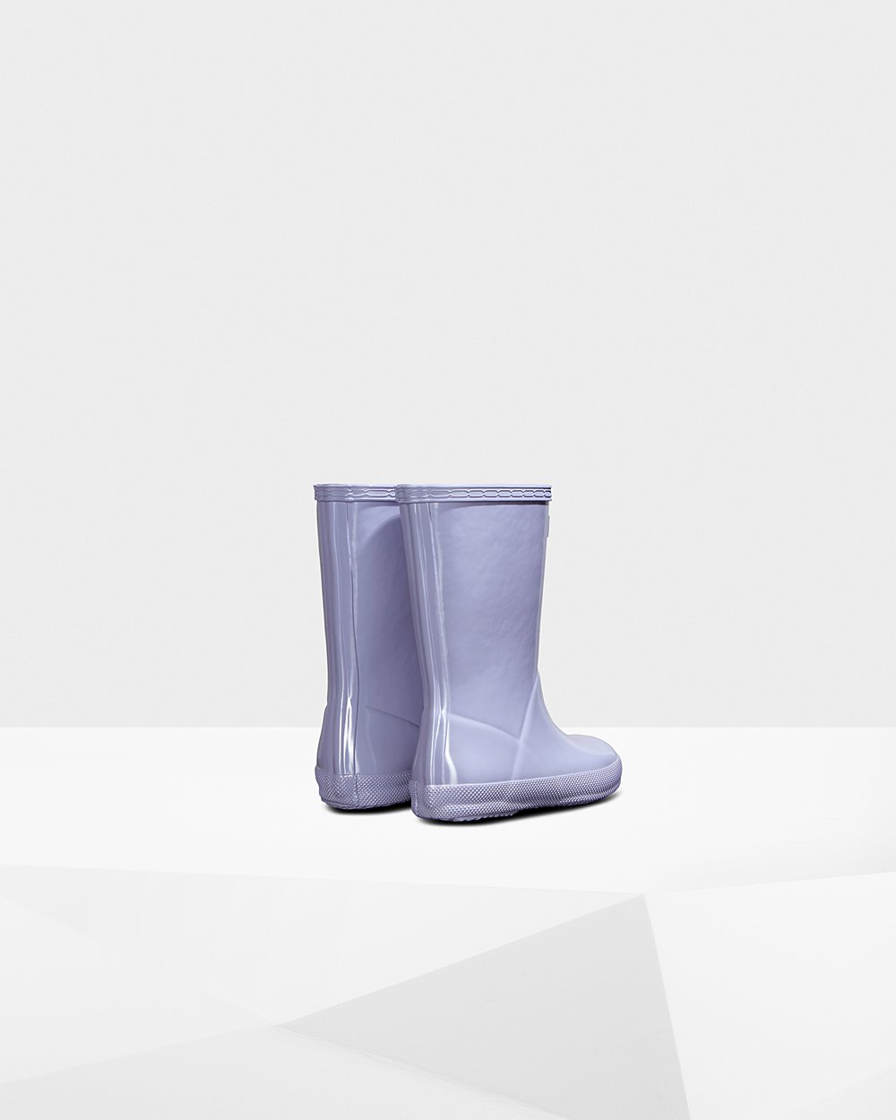 Kids Hunter Original First Classic Gloss | Rain Boots Purple | NZ-38645-COIH